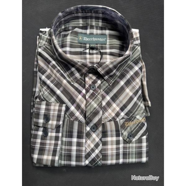 Tres belle chemise DEERHUNTER a carreaux XXL neuve destockage chasse ench�re
