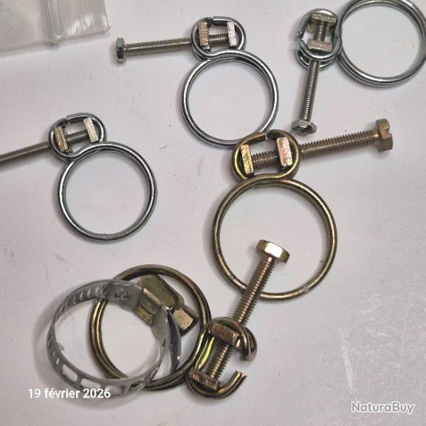 24 pi�ces  Double Pinces ou serflex pour Tuyaux R�glable Double Fil Tuyaux