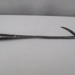 une gaffe de marine  XIX em en fer forg&eacute;  38 cm