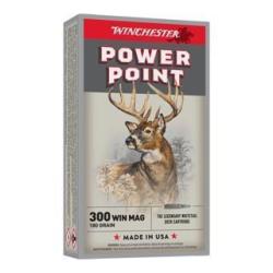 200 Munitions Winchester Power Point Cal.300Win Mag 180Grs