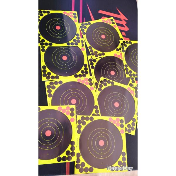 cible 8pouces lot de 10 cibles