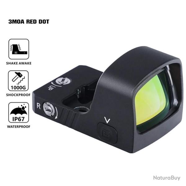 Red Dot Glock Gen 4 MOS Wakedot PRO 3 MOA | TXC ARMEMENT