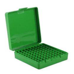 MTM BOITE 100 MUNITIONS (9mm, 380ACP, 32SW, 30Luger)