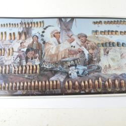 Plaque publicitaire SPEER Omark Industries, copyright Blount Inc. SED 1992. Armurerie ogives Western