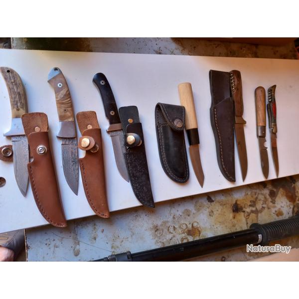 LOT 7 COUTEAUX CHASSE ET APRES CHASSE