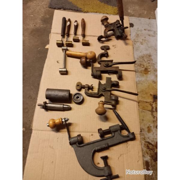 LOT POUR RECHARGEMENT FUSIL COLLECTOR