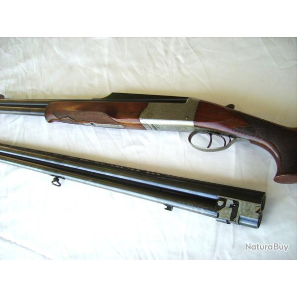 Fusil superpos� CHAPUIS SLUG avec 2 canons (lisse/ray� + lisse/lisse)