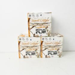 75 Cartouches FOB Sweet-Copper cal 28