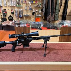 CARABINE A VERROU SAVAGE 10 BA CALIBRE 308 WIN + LUNETTE + BIPIED - OCCASION