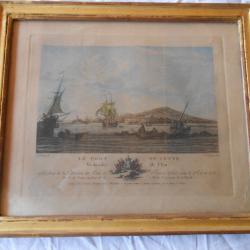 Gravure du port de S&egrave;te