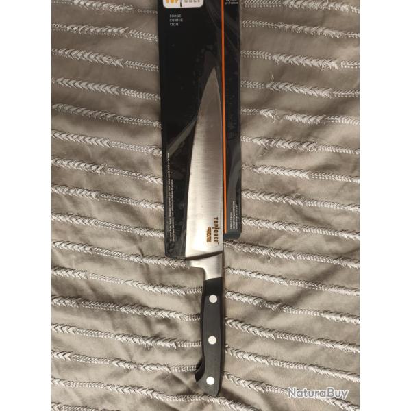 Forge Pro Couteau de Cuisine Top Chef 17cm - Acier Forg� - Qualit� Pro 100% Neuf
