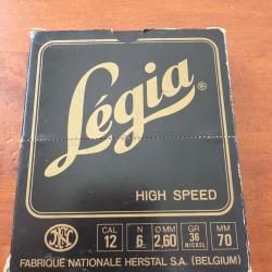 Collector vintage 10 cartouches 12/70 plombs 6 l&eacute;gia high speed