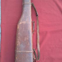 Etui cuir pour fusil de chasse