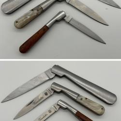 Lot 3 Couteaux Pliants Corses Vendetta Corsa Albainox