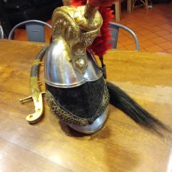 Casque de cuirassier de troupe mod 1858