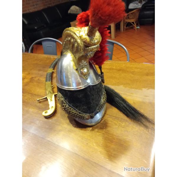 Casque de cuirassier de troupe mod 1858