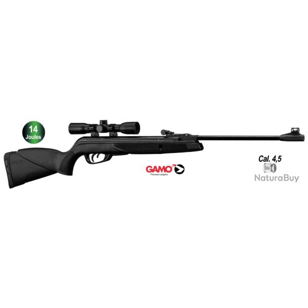 Carabine Gamo black shadow combo Cal 4.5 + Lunette 4 X 32