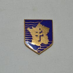 INSIGNE 2&deg; DIVISION BLINDEE-GENERAL LECLERC-DRAGO OLIVIER METRA-LIBERATION-INDOCHINE