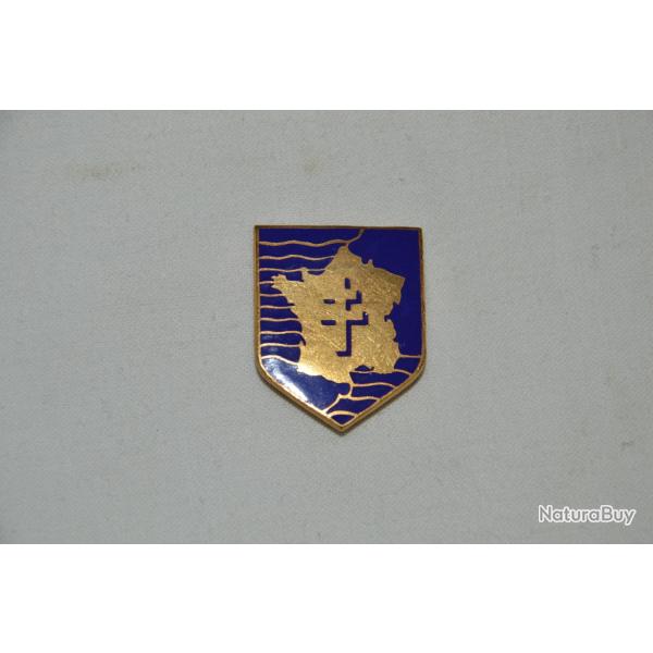 INSIGNE 2� DIVISION BLINDEE-GENERAL LECLERC-DRAGO OLIVIER METRA-LIBERATION-INDOCHINE