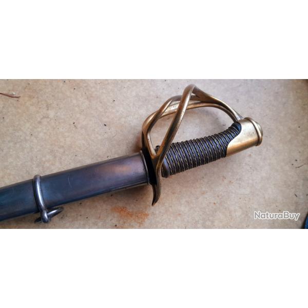 Sabre d artillerie de  troupe mod 1822 modifier 82 ou  83