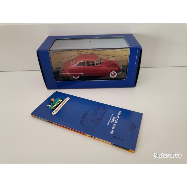 La Buick du Pr. Smith de Tintin au Pays de l'Or Noir Moulinsart