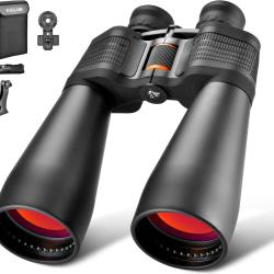 Jumelles 25x70 Puissantes Adaptateur Smartphone Tr&eacute;pied Observation Astronomie Chasse Voyage HD