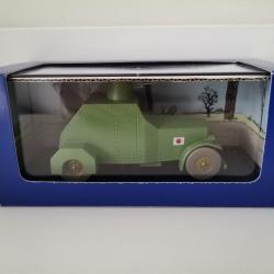L'automitrailleuse blind&eacute;e du Lotus Bleu Tintin Moulinsart 1/43