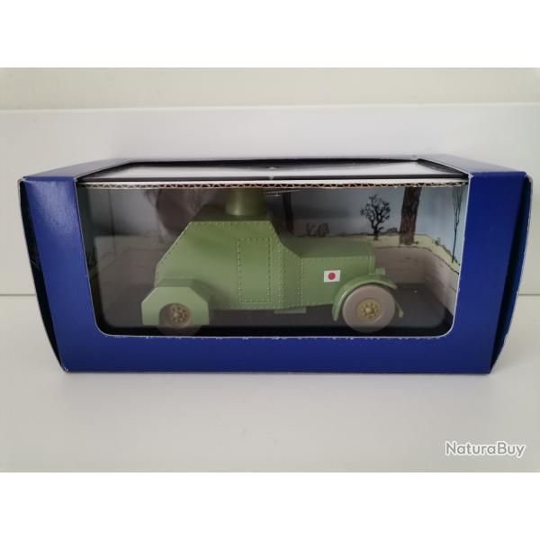 L'automitrailleuse blind�e du Lotus Bleu Tintin Moulinsart 1/43