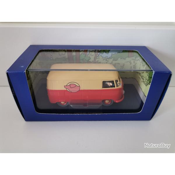La camionnette VW de L'Affaire Tournesol Tintin Moulinsart 1/43
