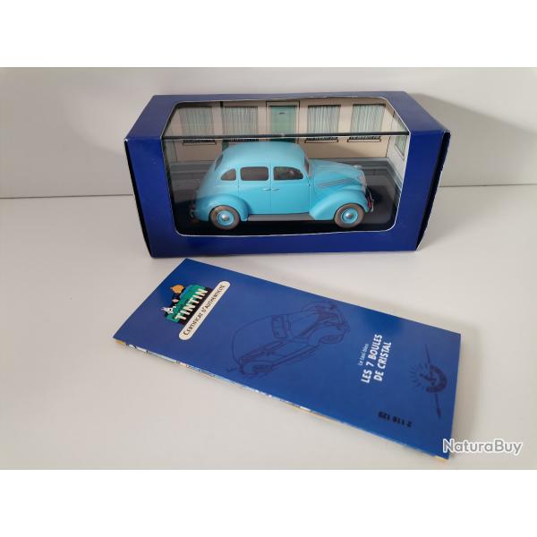 Le Taxi Ford des 7 Boules de Cristal Tintin Moulinsart 1/43 neuf