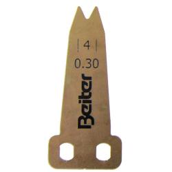 BEITER - Lame de Repose Fl&egrave;che Compound 0.25 mm Etroite : 4 mm