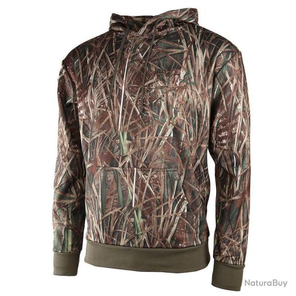 Somlys Treeland T103 Sweat Polaire Camouflage Roseaux - Chasse Sauvaginier & Gibier d'Eau S