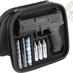 Pack pistolet CO2 &agrave; balles de caoutchouc T4E IMPAX - Cal.68 (16 Joules max)