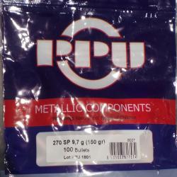 OGIVE PPU 270- .277 SP 150grs - 100unit&eacute;s