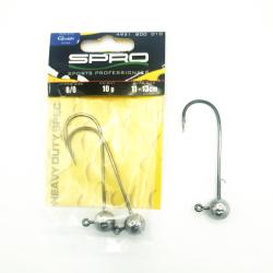 Spro t&ecirc;te plomb&eacute;e Round Jigheads 8/0 20