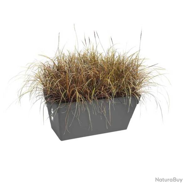 Lot de 2Jardini�res 70 cm Elho� - Gris - R�servoir int�gr�