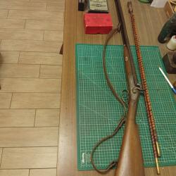 Fusil poudre noire &agrave; chargement par la bouche