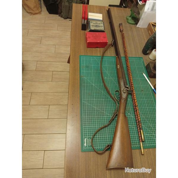 Fusil poudre noire � chargement par la bouche