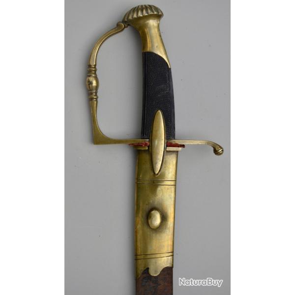 Sabre d'officier d'infanterie de ligne ou l�g�re consulat 1er empire (1800-1815) en tr�s bel �tat.
