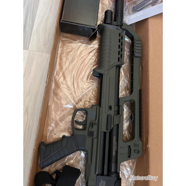 Fusil � pompe hatsan bulltac cal 12/76 OD green / Vert