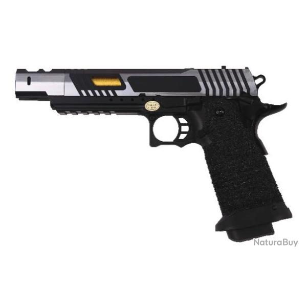 R�plique GBB hi-capa 5.1 Noir/Silver Golden Eagle RR�plique GBB hi-capa 5.1 Noir/Silver Golden Eagle