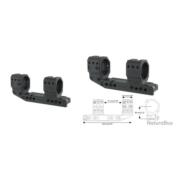 MONTAGE SPUHR CANTILEVER �35 H38MM 6MIL PIC 40MM