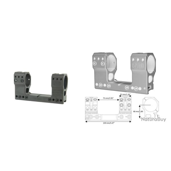 MONTAGE SPUHR PICATINNY �36 H48MM 0MIL PIC