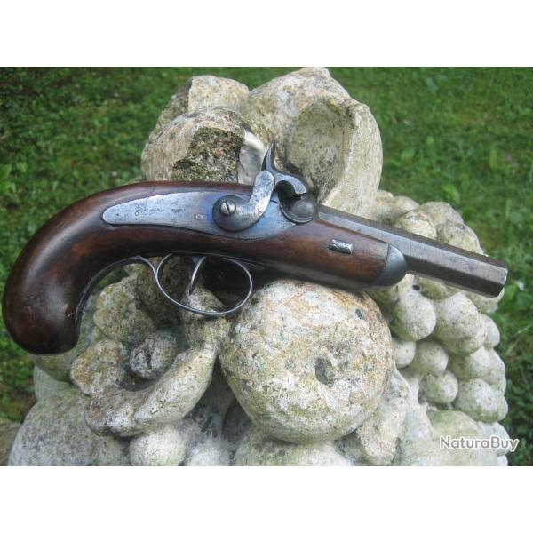 pistolet genre Derringer, signature de CLAUDIN