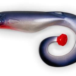 Leurre Souple Black Cat Mega Curl Tail 22cm 22cm blue/silver/red 28