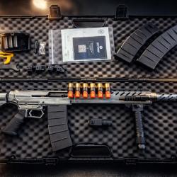 RARE ! MH TS 12/76 R&eacute;p manuelle Hunt Group MH-TS Grey Camo avec accessoires ! Neuf JAMAIS TIRE !