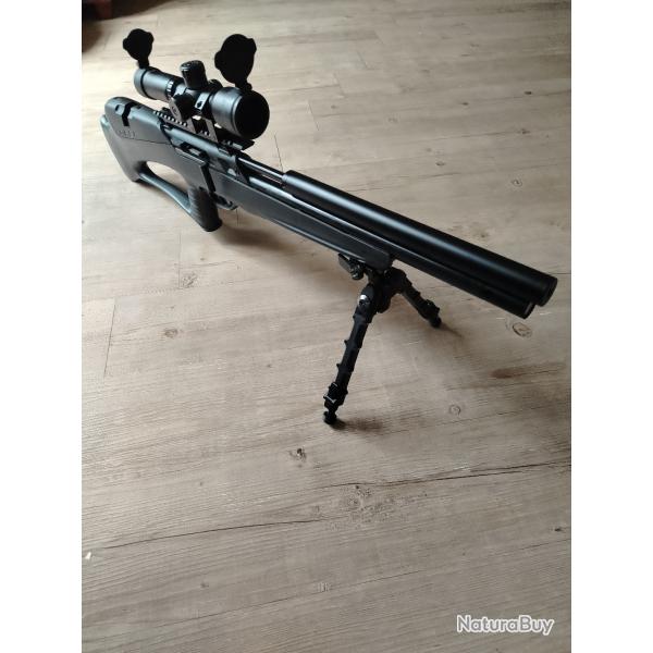 Carabine PCP T-REX Bullpup Stinger Calibre 5.5mm / .22- a plomb 2 chargeurs