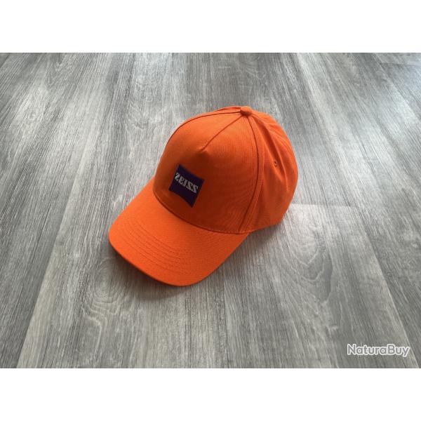 Casquette zeiss orange