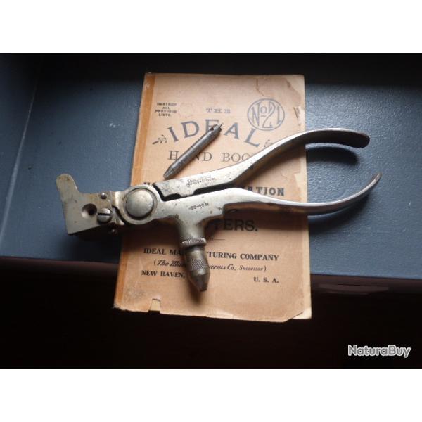 Pince Ideal / outil de rechargement avec moule � balles en calibre 32-40 M + extracteur