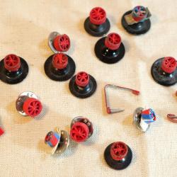 15 rosettes l&eacute;gion honneur + divers ayant appartenu &agrave; DUMIS r&eacute;seau FFI Scamaroni SDC25RAP001